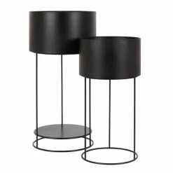 Dunelm Set Of 2 Large Metal Plant Stands 5 Dunelm Set Of 2 Large Metal Plant Stands -outdoor lighting Sales Store 30752237 alt02