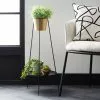 Dunelm Metal Plant Stand With Gold Pot