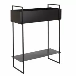 Dunelm Metal Plant Stand With Shelf 77cm -outdoor lighting Sales Store 30752260 alt03