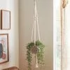 Dunelm Macrame Cream Plant Hanger