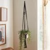 Dunelm Macrame Black Plant Hanger
