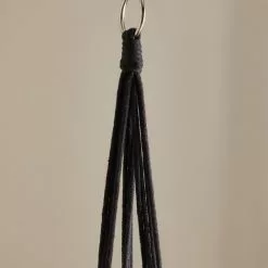 Dunelm Macrame Black Plant Hanger -outdoor lighting Sales Store 30753308 alt03