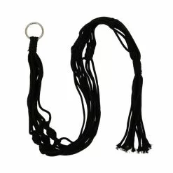 Dunelm Macrame Black Plant Hanger -outdoor lighting Sales Store 30753308 alt04