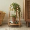 Dunelm Pretty Boho Bent Cane Plant Stand