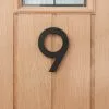 Dunelm Modern Industrial Black Door Number