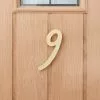 Dunelm Decorative Brushed Gold Door Number