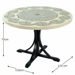Europa Leisure Avignon 110cm Dining Table -outdoor lighting Sales Store 30760652 alt04