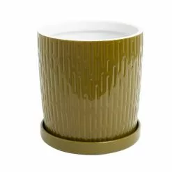 Elements Sculpted Green Footed Planter -outdoor lighting Sales Store 30765387 alt03