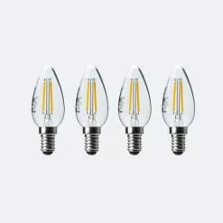 Status 2.5W Filament SES Candle Bulb 4 Pack -outdoor lighting Sales Store 30767633 alt04