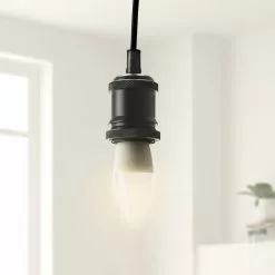 Status 5.5W Day Light Pearl BC Candle 2 Pack