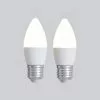 Status 5.5W Pearl ES Candle Bulb 2 Pack