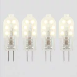 Status 1.5W Pearl G4 Capsule Bulb 4 Pack