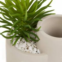 Dunelm Concrete Planter And Pen Pot -outdoor lighting Sales Store 30768103 alt02