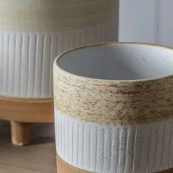 Cedar & Sage Eastling Pot White Natural Small -outdoor lighting Sales Store 30776624 alt02