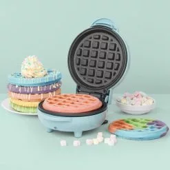 G&P Sorbet Blue Mini Waffle Maker