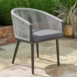 Dunelm Crescent 6 Seater Dining Set -outdoor lighting Sales Store 30788620 alt02