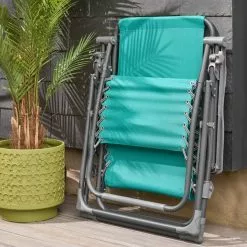 Dunelm Helsinki Lounger Teal Twin Pack -outdoor lighting Sales Store 30788997 alt02