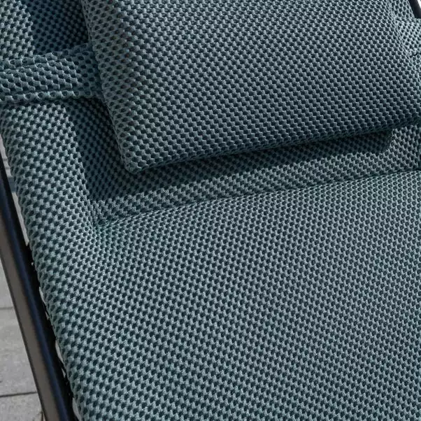 Dunelm Amsterdam Pacific Blue Lounger 4 Dunelm Amsterdam Pacific Blue Lounger - Image 4