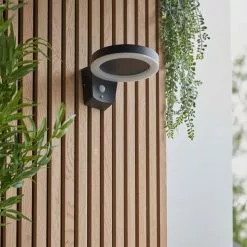Vogue Lighting Vogue Idris Outdoor Solar PIR Wall Light -outdoor lighting Sales Store 30789779 alt02