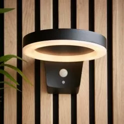 Vogue Lighting Vogue Idris Outdoor Solar PIR Wall Light -outdoor lighting Sales Store 30789779 alt03