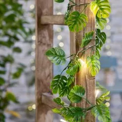 Dunelm Cheese Leaf Garland Lights