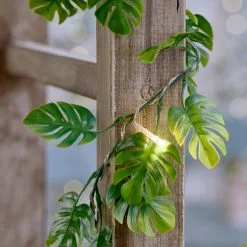 Dunelm Cheese Leaf Garland Lights -outdoor lighting Sales Store 30792764 alt02