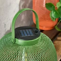 Elements Mesh Solar Lantern Olive -outdoor lighting Sales Store 30792769 alt02