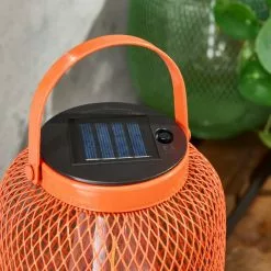 Elements Mesh Solar Lantern Tigerlily -outdoor lighting Sales Store 30792770 alt02