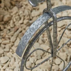 Dunelm Galvanised Metal Bike Planter -outdoor lighting Sales Store 30795305 alt02