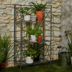 Churchgate Foldable Plant Shelf -outdoor lighting Sales Store 30795352 alt03
