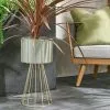 Dunelm Grey Plant Pot On Gold Frame