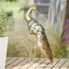 Dunelm Gold Peacock Decor Ornament