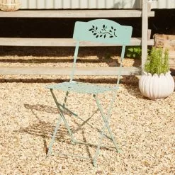 Dunelm Churchgate Green Metal Bistro Set -outdoor lighting Sales Store 30795661 alt03