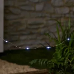 Dunelm 20L White LED Copper Lights