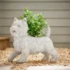 Dunelm White Westy Planter