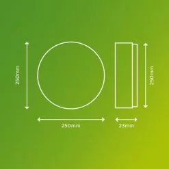 Philips Superslim Integrated LED Outdoor Ceiling Light, Cool White 8 Philips Superslim Integrated LED Outdoor Ceiling Light, Cool White -outdoor lighting Sales Store 30838297 alt02