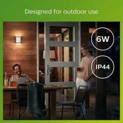 Philips Python Integrated LED Outdoor Wall Light, Warm White 11 Philips Python Integrated LED Outdoor Wall Light, Warm White -outdoor lighting Sales Store 30838312 alt05