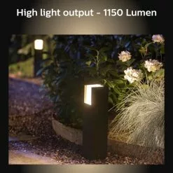 Philips HUE Fuzo Smart Integrated LED Outdoor Pedestal Light -outdoor lighting Sales Store 30838347 alt02