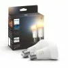 Philips HUE Smart 6 Watt ES LED Dimmable GLS Bulb 2 Pack