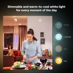 Philips HUE Smart 6 Watt ES LED Dimmable GLS Bulb 2 Pack -outdoor lighting Sales Store 30838355 alt03