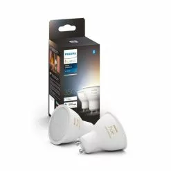 Philips HUE Smart 4.3 Watt GU10 LED Tunable GLS Bulb 2 Pack