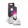 Philips HUE Smart 4.3 Watt GU10 LED Colour Changing Spotlight Bulb 2 Pack
