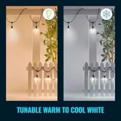 WiZ Connected WiZ 48ft Smart Ambient Outdoor String Lights -outdoor lighting Sales Store 30838383 alt04